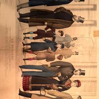 Stampa  antica di costume dal titolo “Le progres”