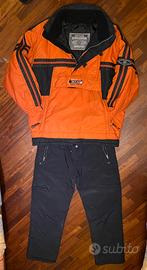 Tuta da Sci Brugi Arancione e Nera - Taglia 52