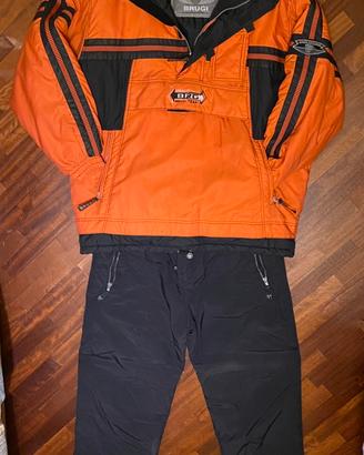 Tuta da Sci Brugi Arancione e Nera - Taglia 52
