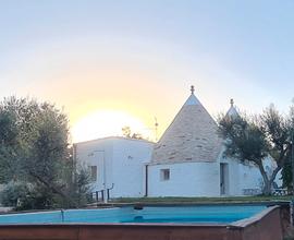 Trulli con piscina ad uso esclusivo Monopoli
