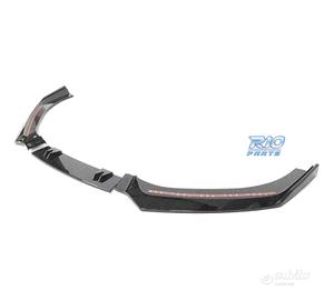SPOILER LIP PER AUDI A4 B9 16- LOOK RS4 NERO