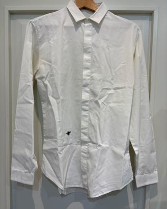 Camicia Dior bianca con ape ricamata – taglia 38
