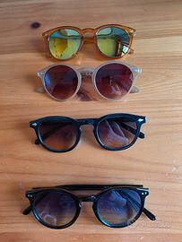 Occhiali da sole rotondi unisex.