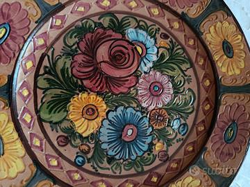 piatto decorativo in ceramica di Castelli