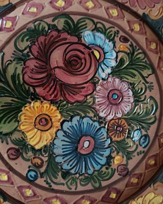 piatto decorativo in ceramica di Castelli