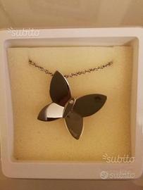 Collana con ciondolo farfalla in acciaio Brosway