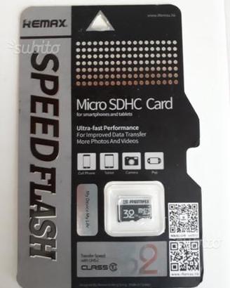 Scheda Micro SD Remax SDHC Card Speed Flash 32GB