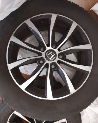 4 Cerchi  Honda + gomme da 16'originali