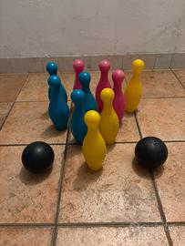 Bowling in plastica colorata
