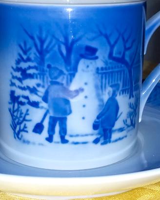 TAZZA COLLEZIONE ROYAL COPENHAGEN - NATALE 1985