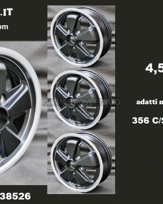 Cerchi fuchs 4,5x 15 et45 porsche 356 911 912