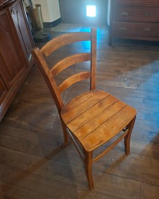 Sedie rustiche vintage - 3 pezzi.