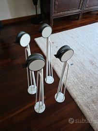 Gambe da tavolo con ruote