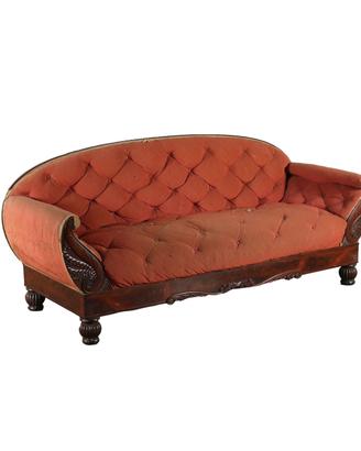 Divano a Barca Restaurazione - Primo quarto 800