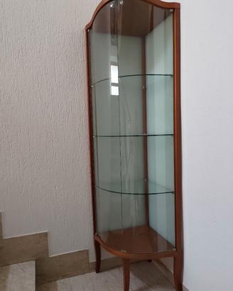 Mobiletto angolare in ciliegio