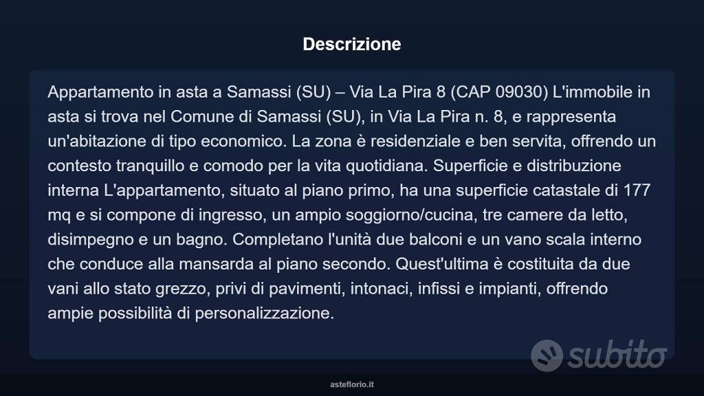 Appartamento – Samassi, Medio Campidano - Vista 4