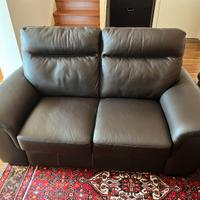 Divano in Pelle Macadamia