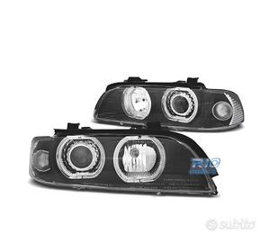 FARI BMW E39 95-03 ANGEL EYES LED CCFL FONDO NERO