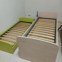 Letti singoli scorrevoli marca Colombini
