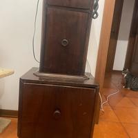 mobile/comodino in arte povera con cassettone