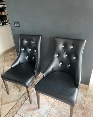 Poltrone pelle nera