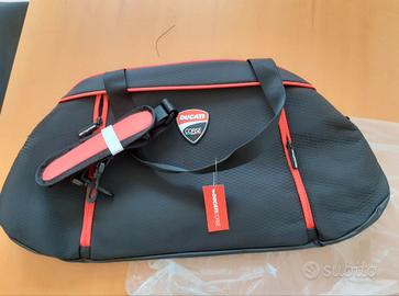Borsone sportivo Ducati Corse nero e rosso