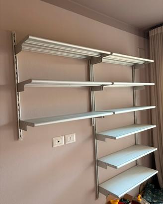 Libreria / scaffalatura modulare in alluminio