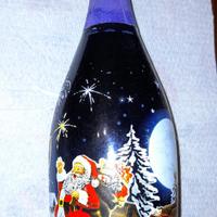 Bottiglia spumante Natalizia
