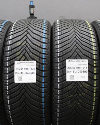 4 Pneumatici 235/55 R18 Michelin Cross Climate 2