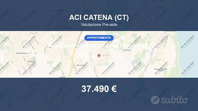 Immobile in asta di 89 m² con box auto a Aci Caten