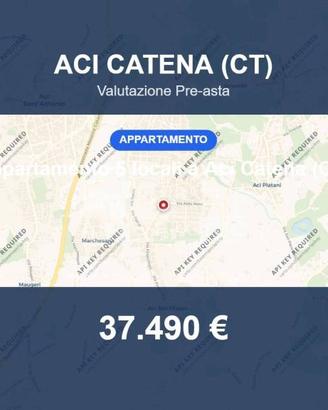Immobile in asta di 89 m² con box auto a Aci Caten