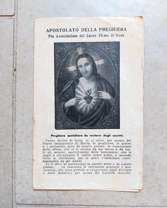Santino Antico 1945 Apostolato della Preghiera 