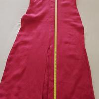 VESTITO LUNGO color rosso rubino