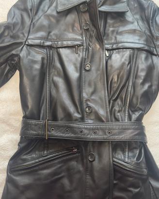 Versace trench pelle