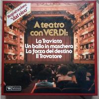A teatro con verdi - 10 dischi in vinile 33 giri