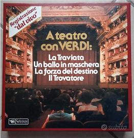 A teatro con verdi - 10 dischi in vinile 33 giri