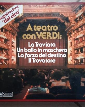 A teatro con verdi - 10 dischi in vinile 33 giri