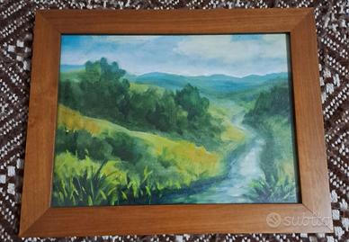 quadro pittura su tela, Paesaggio 