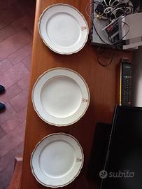 3 piatti in porcellana Boyer rue de la paix 