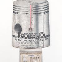 Calendario pubblicitario Borgo con termometro 