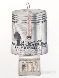 Calendario pubblicitario Borgo con termometro 