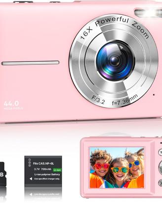 Fotocamera nuova per adolescenti