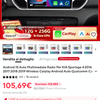 Stereo Kia Sportage 2016 - 2018