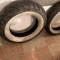 Coppia pneumatici Metzeler White Wall per Cruiser