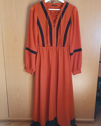 Abito Boho, taglia S, Sisley 