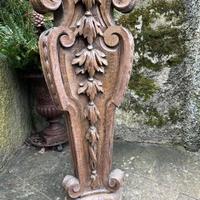 Gambe-sostegni tavolo in noce '800