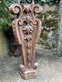 Gambe-sostegni tavolo in noce '800