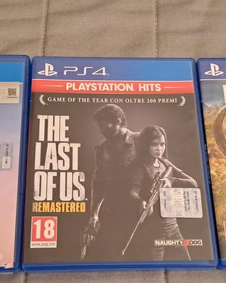Giochi PS4 - The Last of Us-Fifa22,-Far Cry-Primal