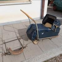 Carrozzina Passeggino Giordani anno 50 Vintage