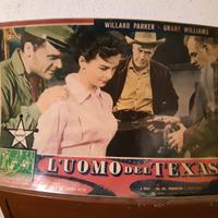 Locandina poster film L'uomo del texas.